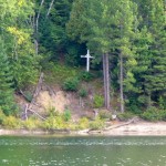 Memorial on Lady Dufferin Lake