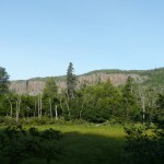 Cliffs along the eastern side of the Sleeping Giant