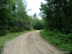 The ATV road in
