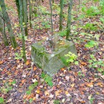 A fire tower foundation block atop the Southern Ontario HP