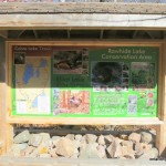 Cobre Lake Trail information kiosk