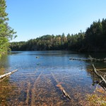 Nopeer Lake: a small lake at the base of Mt. Belvedere