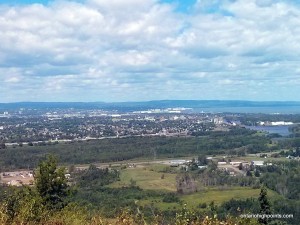 Thunder Bay (as seen from the parking lot lookout)