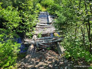 Sketchy Bridge crossing Sandcherry Creek - crossing #4