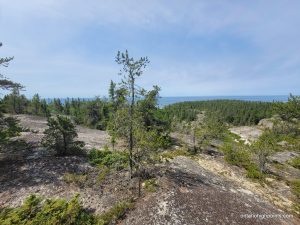 On rock ridges overlooking Lake Superior