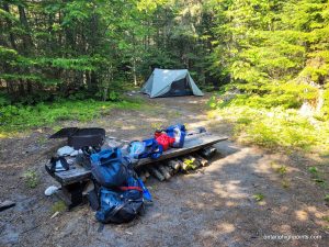 Back at the WGR3 campsite