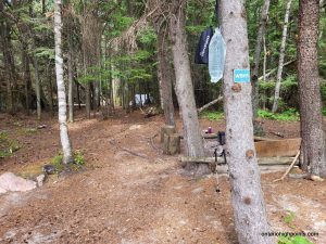 Our campsite at White Spruce Harbour (WSH1)