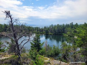 Unnamed Lake #2 and Lake Huron